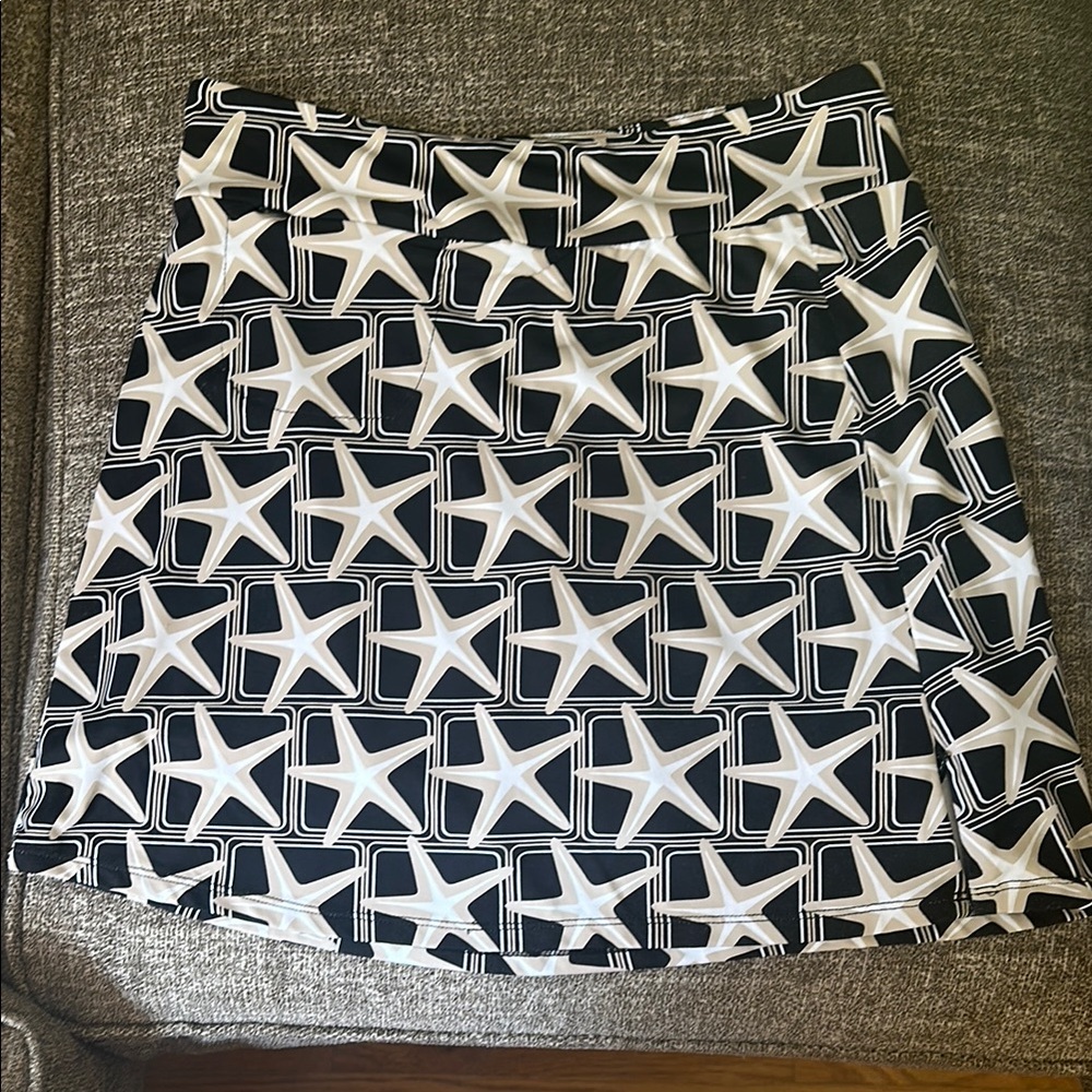Black and White Lulu B Skort